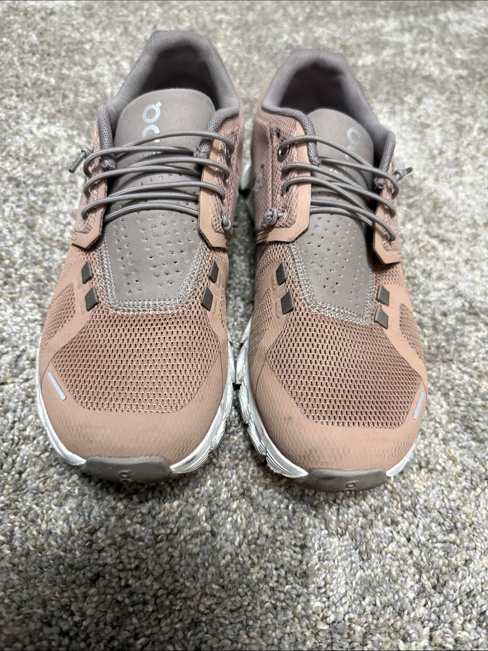 On Cloud Women's Athletic Sneakers in Dusty Rose